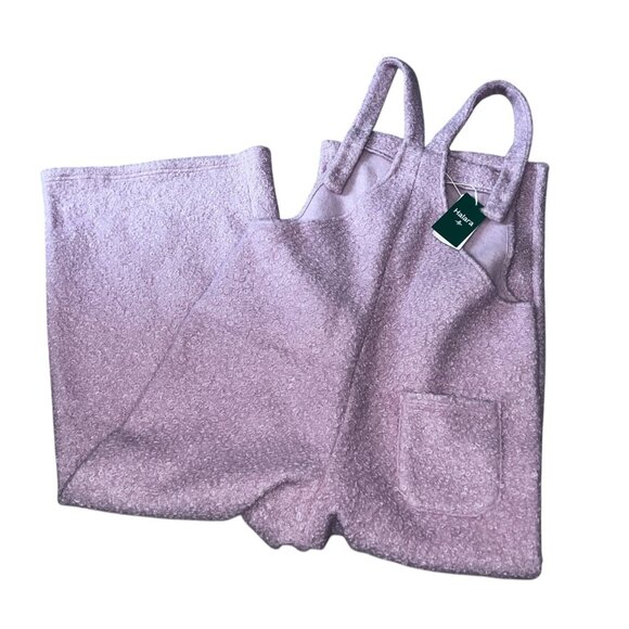 Women's Pink Fleece Jumpsuit - Picture 4 of 11